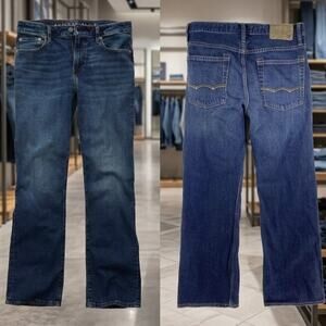 American Eagle Original Bootcut Stretch Jeans Actual Size Men's 30x29